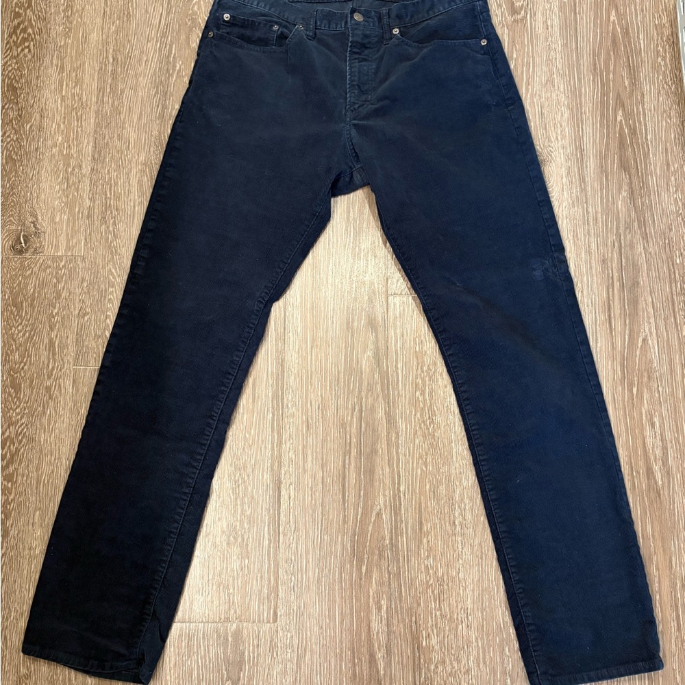 GAP Denim Dark Navy Corduroy Pants
